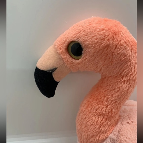 Nature Planet Flamingo Plush Pink Bird Stuffed Animal 15 Inches - Picture 7 of 12